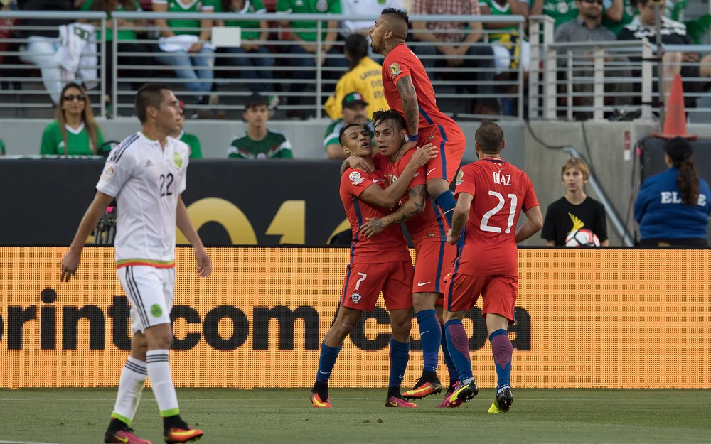 Chile se mide a México en Los Ángeles y revive el 7-0 de la Copa Centenario