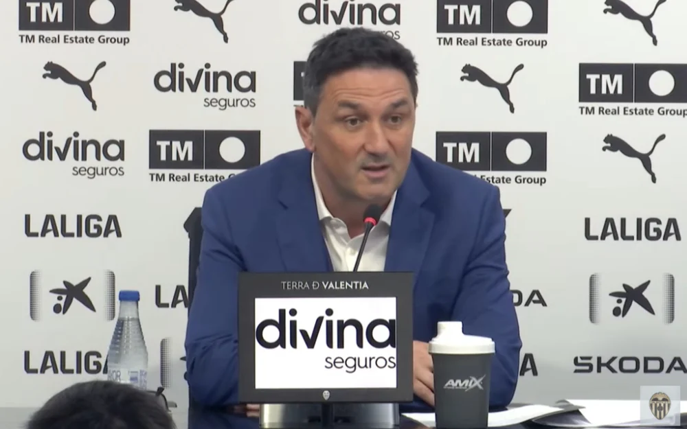 Braulio Vázquez asume como director deportivo del Valencia y apunta al mercado de invierno