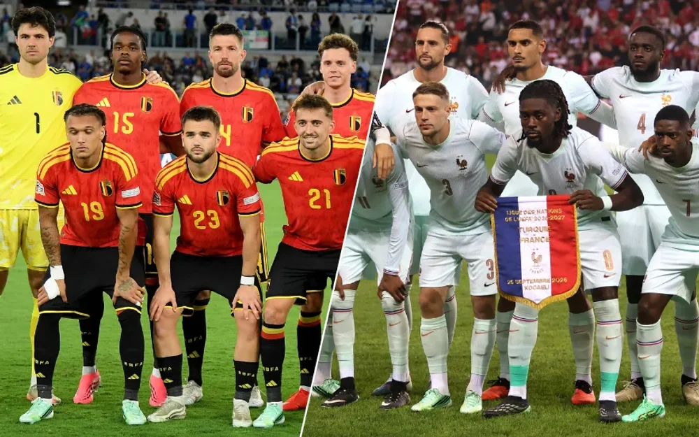 Bélgica y Francia se miden en la segunda jornada de la UEFA Nations League 2026