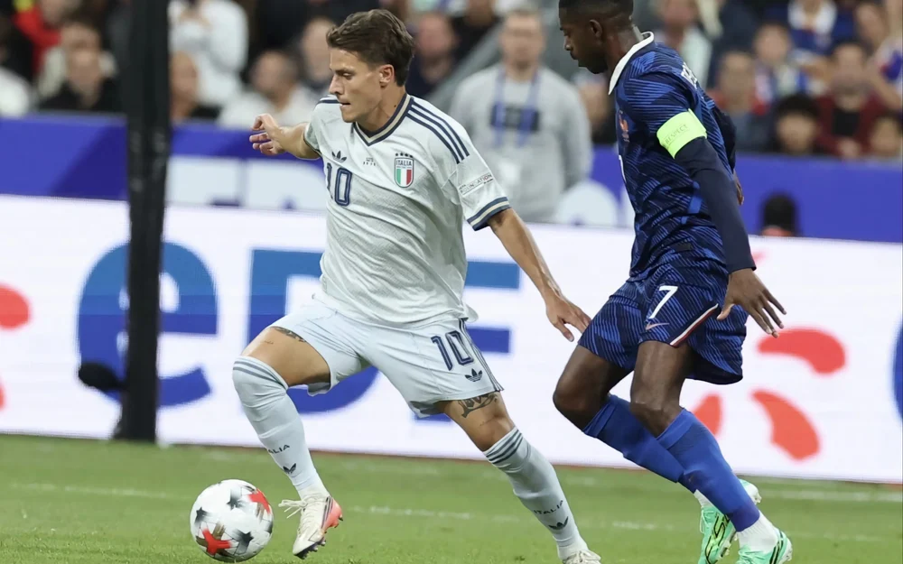 Francia e Italia empatan 1-1 en la Nations League con expulsión de Upamecano