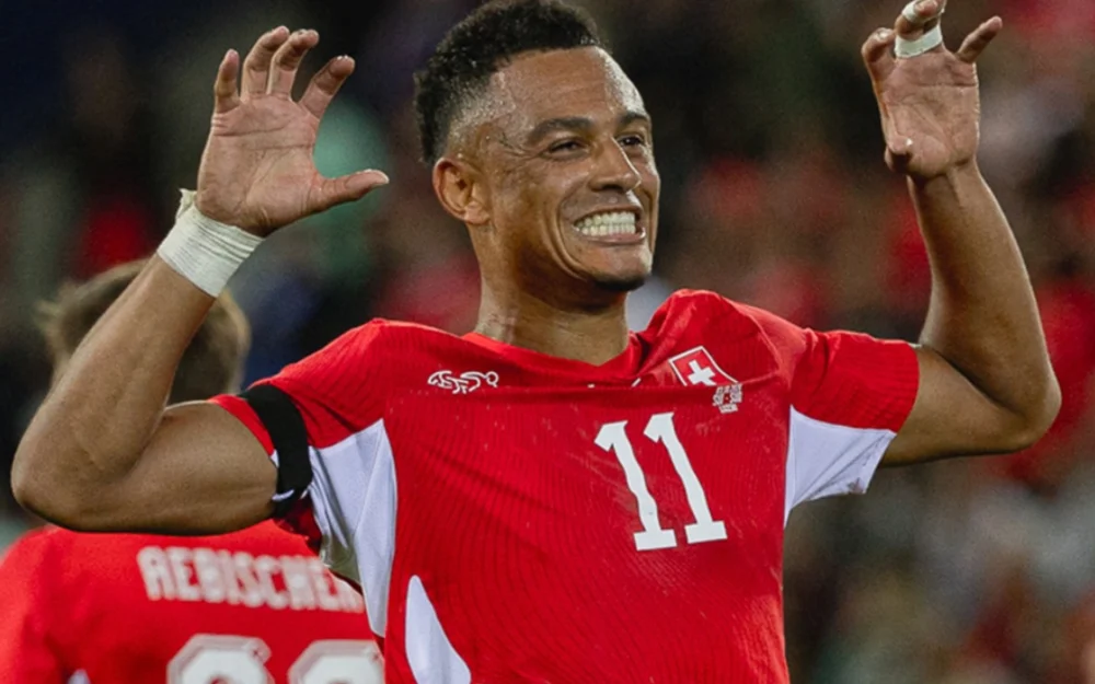 Suiza remonta ante Eslovenia y lidera con puntaje perfecto en la Nations League