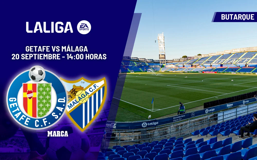 Getafe y Málaga, dos equipos al borde de la crisis antes de su duelo
