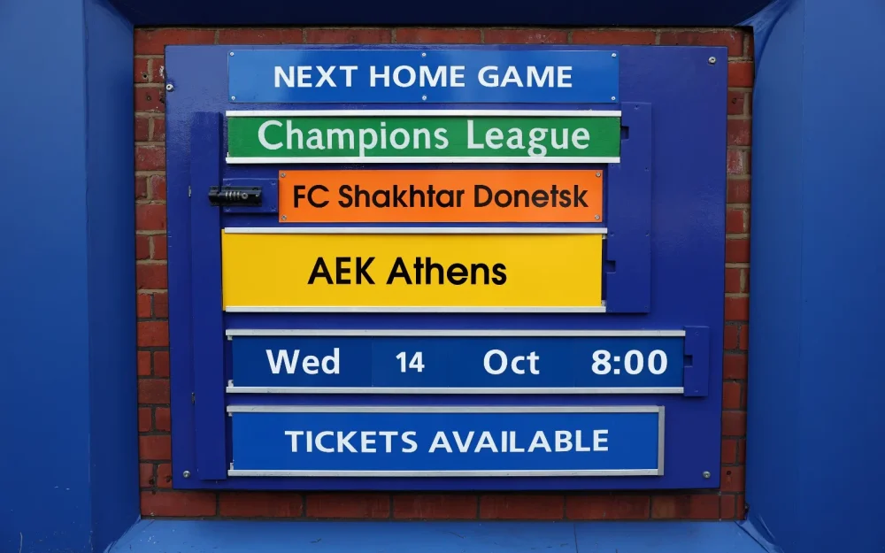 Shakhtar Donetsk recibe al AEK Atenas en Stamford Bridge por la Champions League