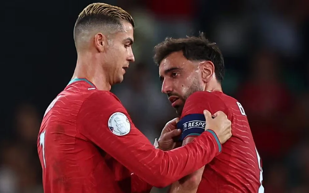 Bruno Fernandes respalda a Cristiano Ronaldo y llama a la unidad en Portugal