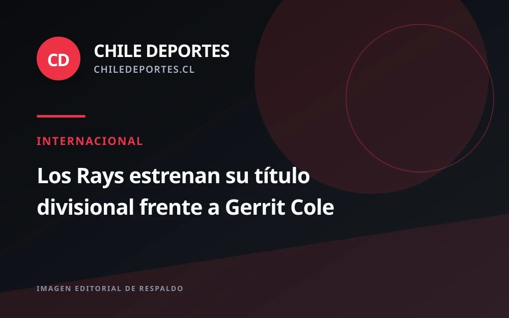 Tampa Bay estrena su corona divisional ante Gerrit Cole y los Yankees