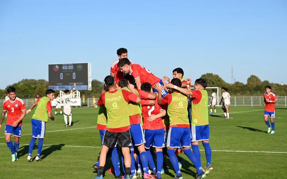 La Roja Sub 17 golea a Arabia Saudita y suma su primer triunfo en la gira por Croacia