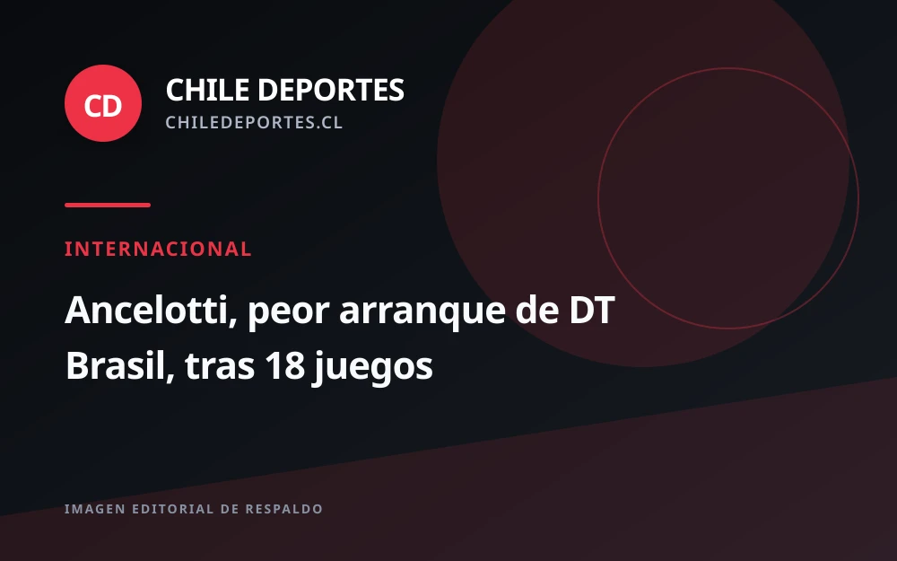 Ancelotti registra el peor arranque de un técnico de Brasil tras 18 partidos