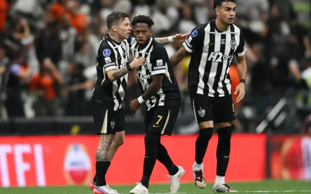 Atlético Mineiro remonta al Santos y avanza a semifinales de la Copa Sudamericana