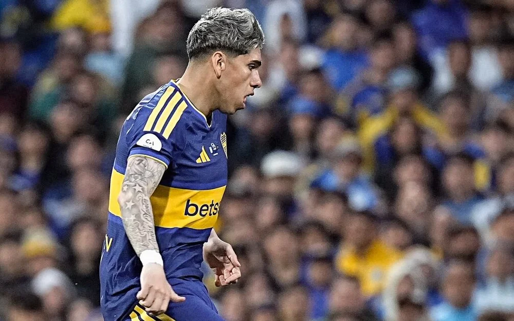 Palacios arranca como titular en la caída de Boca ante Vasco por la Sudamericana