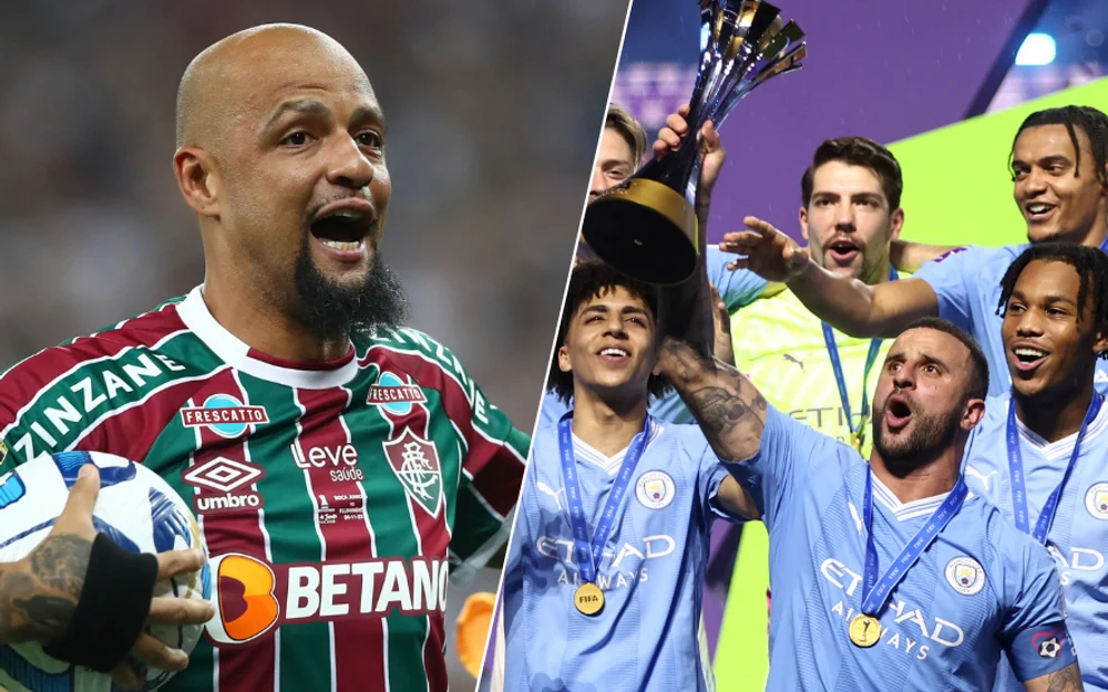 Felipe Melo bromea con quitarle el Mundial de Clubes al Manchester City