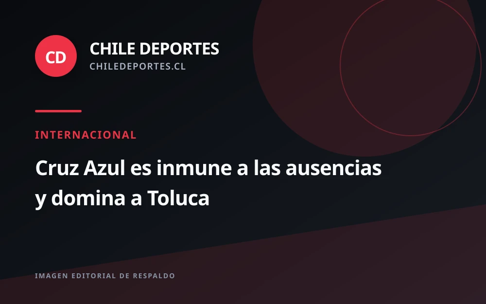 Cruz Azul vence a Toluca con goles de Ibáñez y Toro Fernández