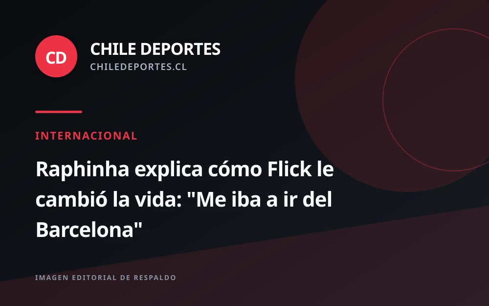 Raphinha revela que una llamada de Flick lo convenció de quedarse en Barcelona