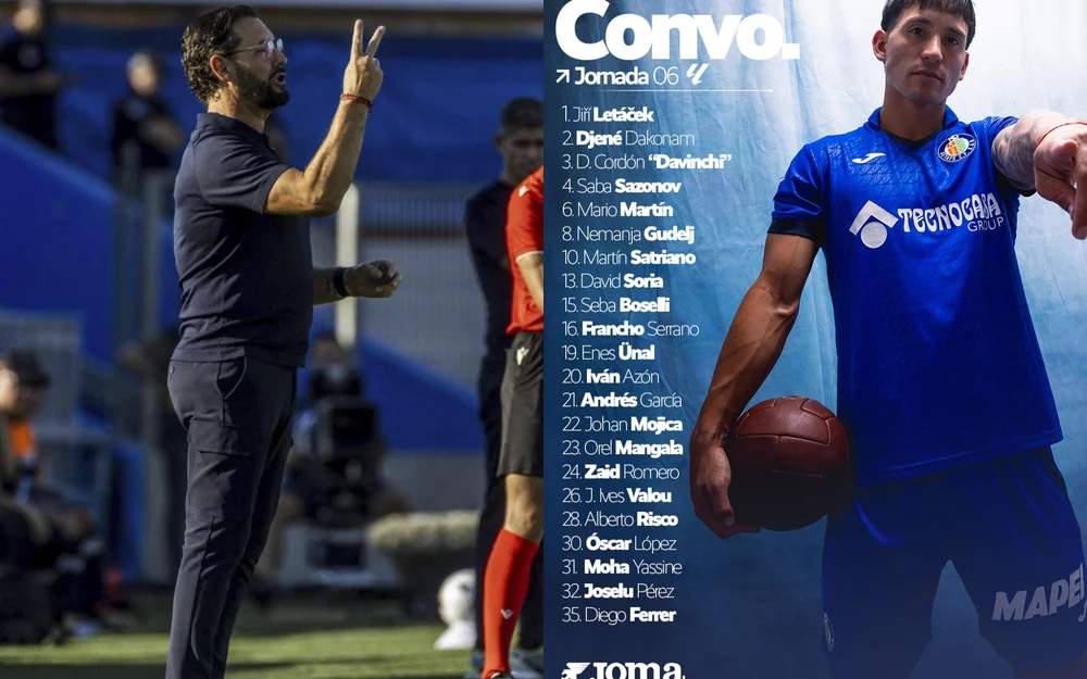 Getafe viaja a Sevilla con seis bajas confirmadas para medirse al Betis