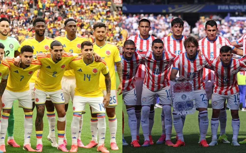 Colombia y Paraguay se miden en amistoso internacional en Nueva Jersey