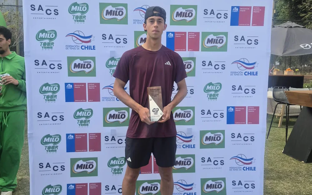 Benjamín Pérez gana el J200 de Santiago y entra al top 120 del ranking ITF