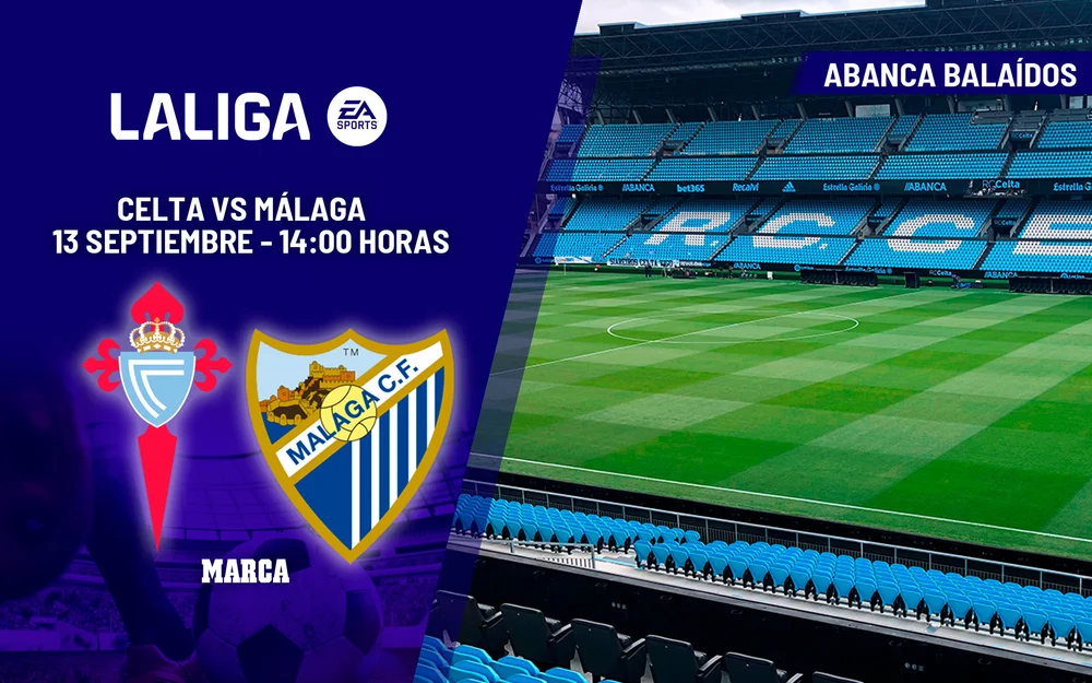 Celta y Málaga buscan su primer triunfo de la temporada en duelo directo