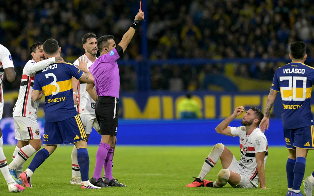 Piero Maza dirigirá Boca vs. Vasco por la semifinal de la Copa Sudamericana
