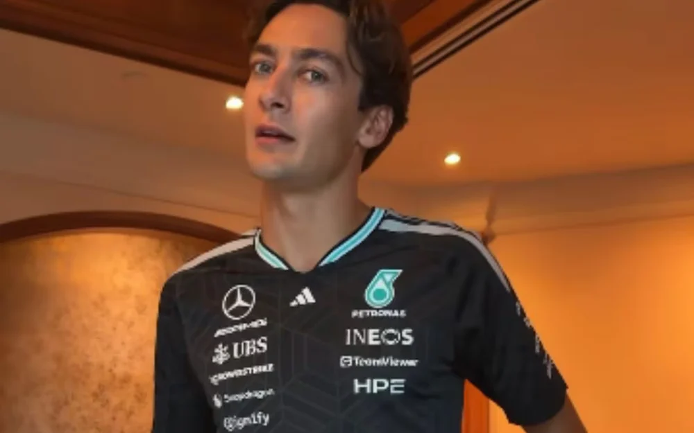 George Russell y Mercedes se suman al meme de la geografía chilena: "¿Vamos a ir a Chile?"