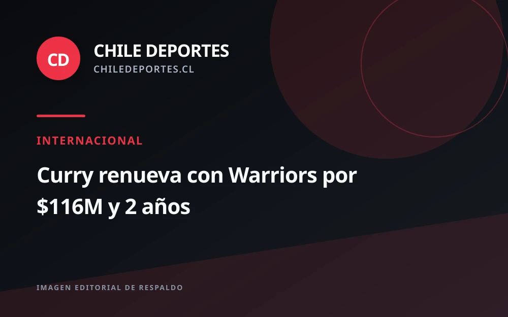 Curry y Warriors acuerdan extensión por dos años y 116 millones de dólares