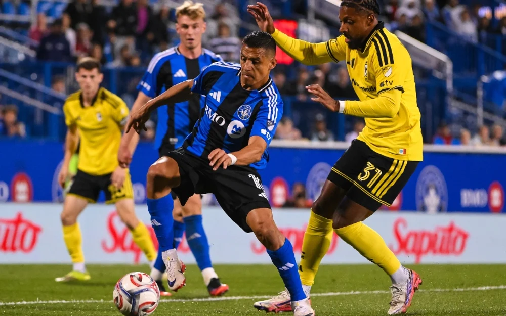 Alexis Sánchez sigue sin marcar y CF Montreal cae ante Columbus Crew