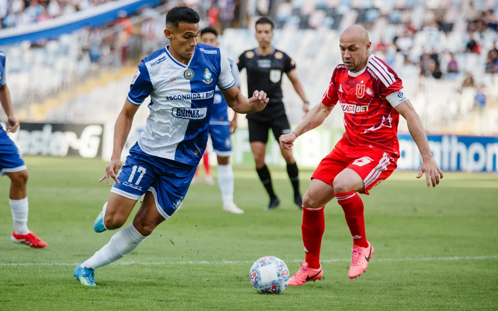 Deportes Antofagasta golpea primero: 2-0 sobre la U en la ida de cuartos de la Copa Chile