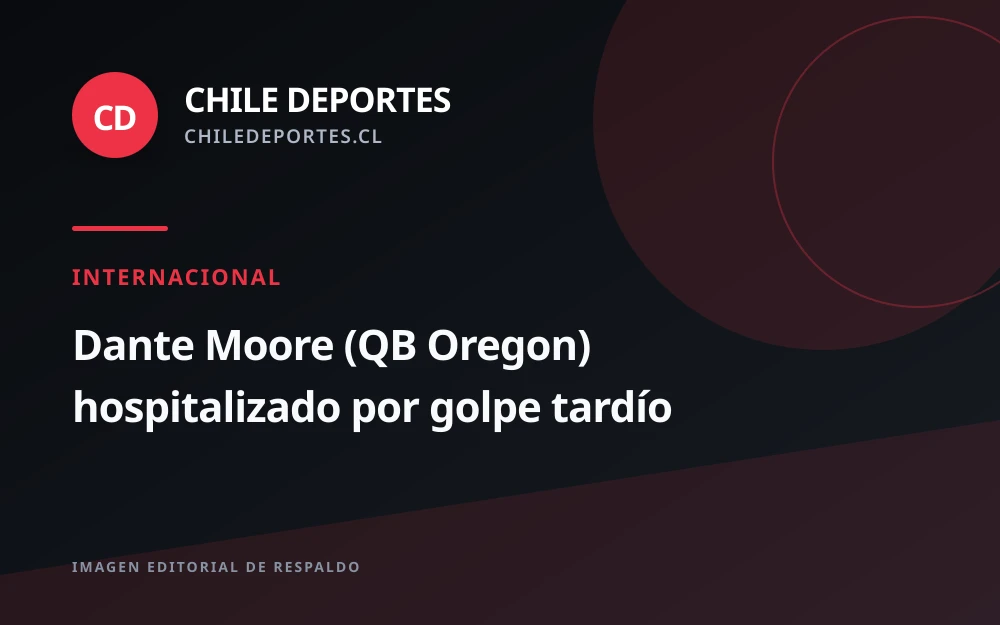Dante Moore, quarterback de Oregon, hospitalizado tras golpe tardío en el triunfo ante USC