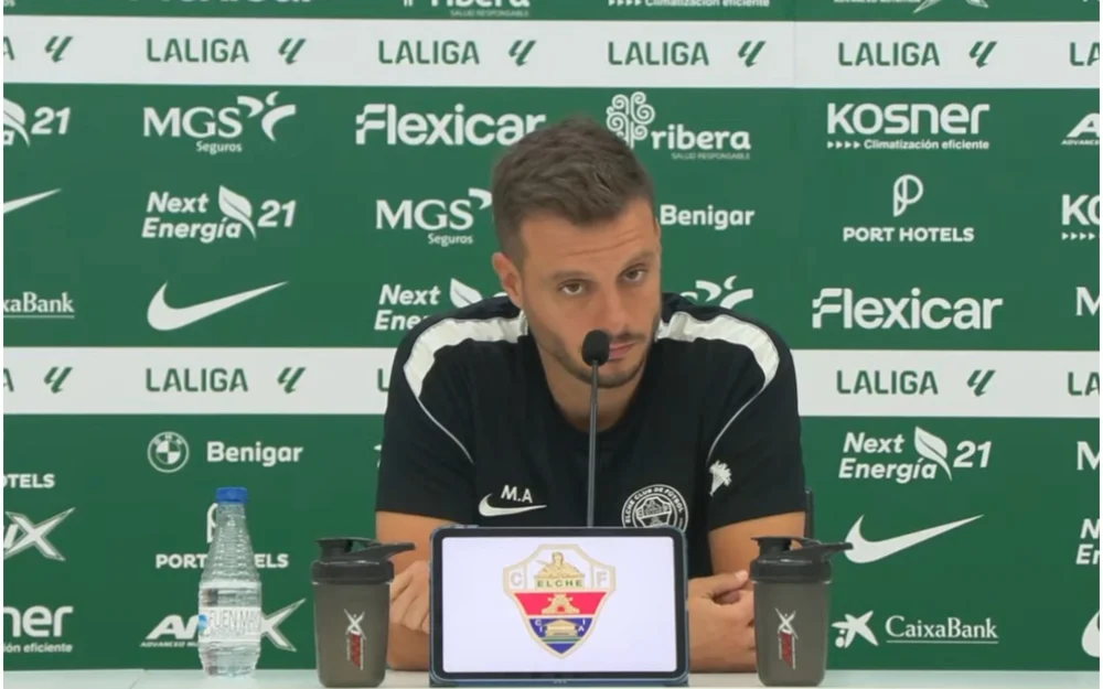 Anselmi apuesta por la posesión del Elche ante el Real Madrid