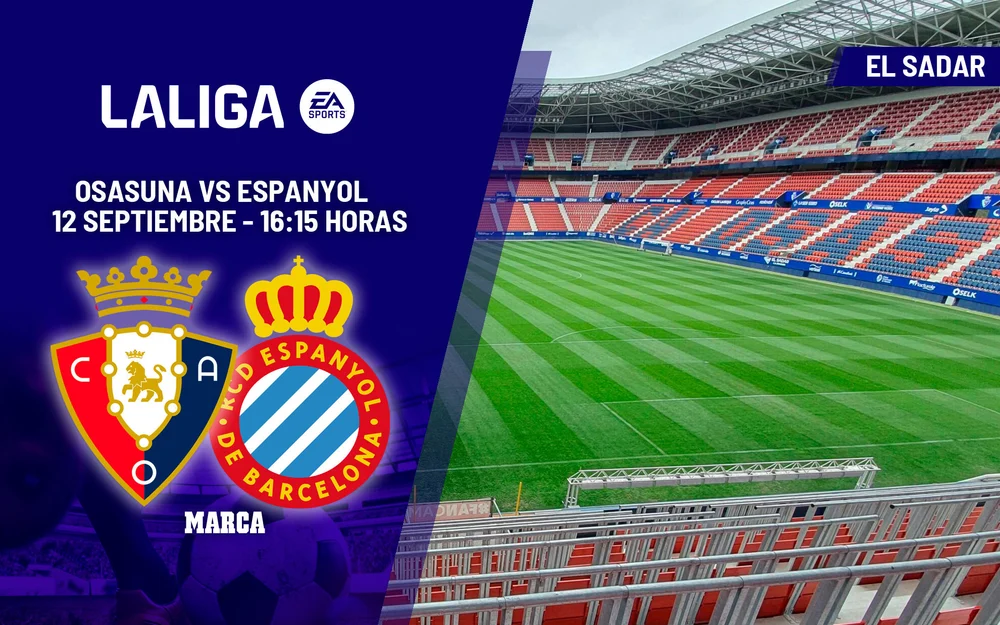 Osasuna y Espanyol abren la jornada 5 de LaLiga en el Sadar