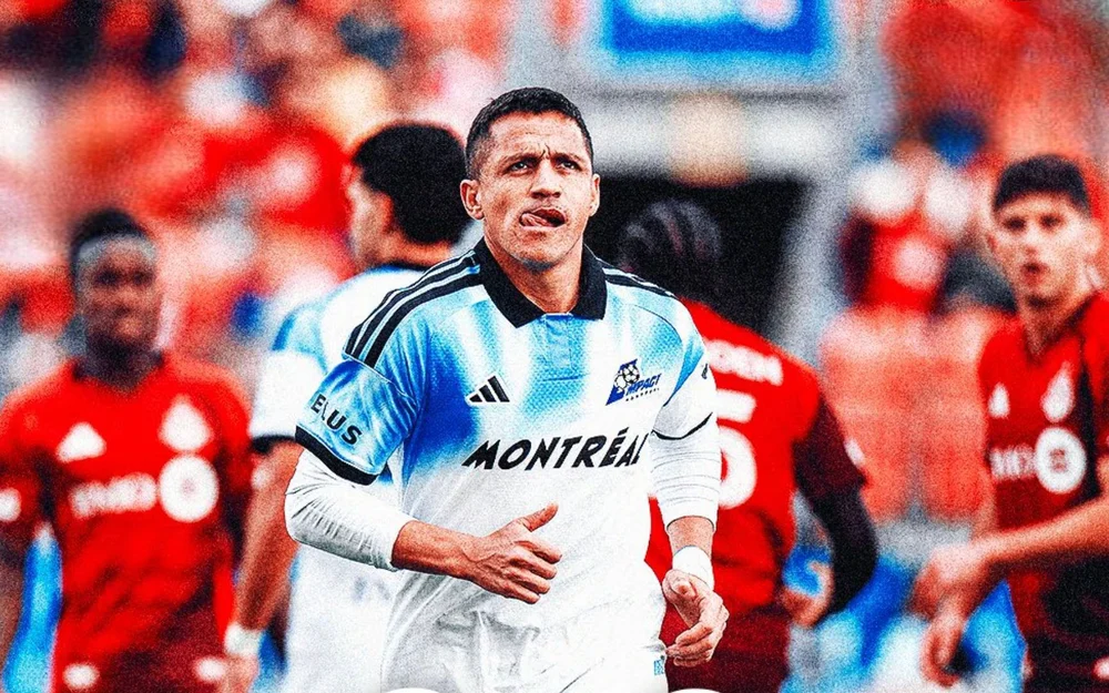 Montreal de Alexis Sánchez pierde 2-1 ante Toronto en el descuento