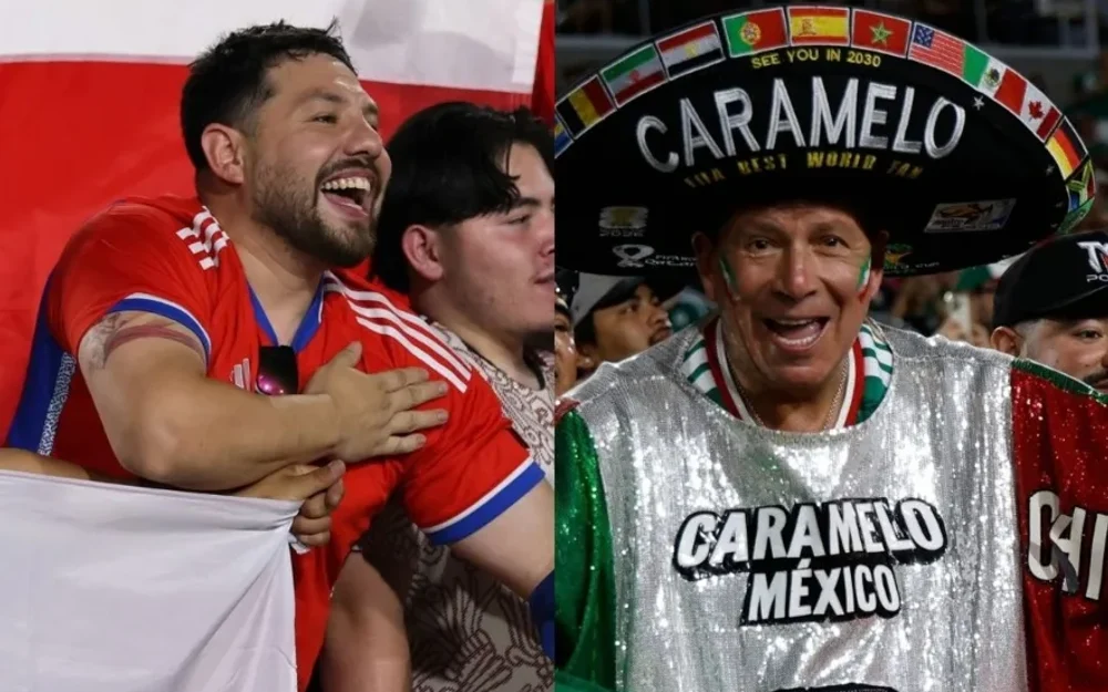 Chile superó 2-0 a México en Los Ángeles y una pelea en las tribunas empañó el cierre del amistoso