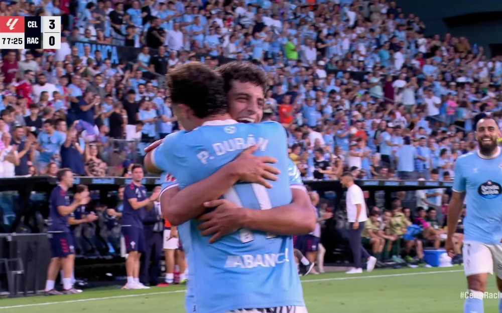 Pablo Durán lidera la artillería del Celta en el arranque de temporada