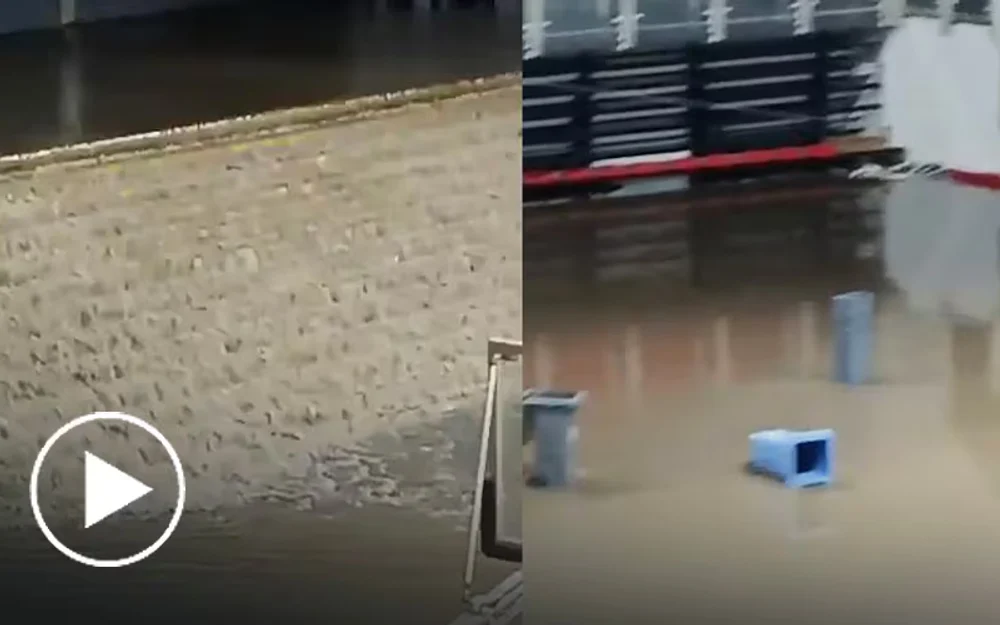 Lluvia inunda el Polideportivo del Estadio Nacional y compromete la preparación de deportistas paralímpicos
