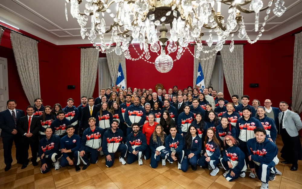 Kast recibe al Team Chile de los Juegos Suramericanos 2026 a puertas cerradas en La Moneda