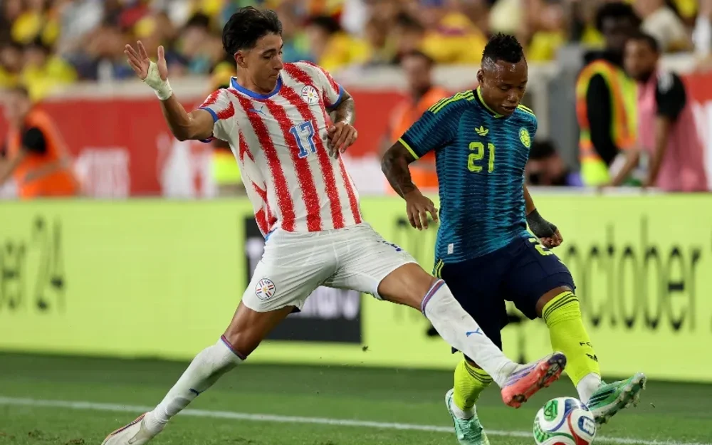 Paraguay sorprende a Colombia en Harrison con gol de Hugo Adrián Benítez