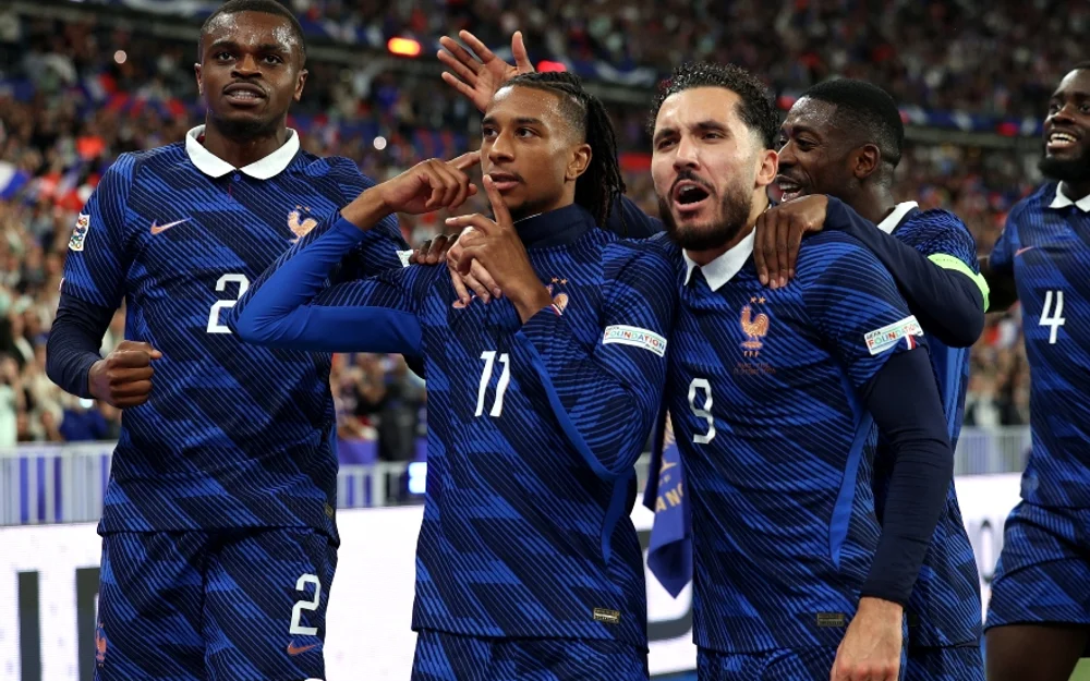 Francia remonta 4-1 a Bélgica con triplete de suplentes y lidera su grupo en la Nations League